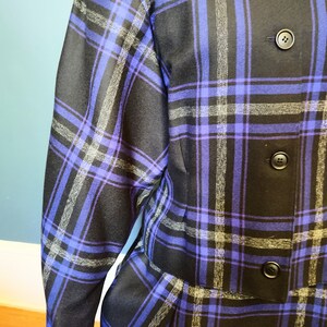 1980's Susie Hayward Tartan Plaid Suit imagem 5