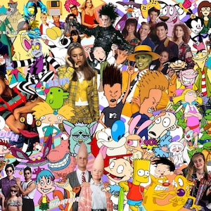 90s Collage Digital Download 20 oz tumbler art design