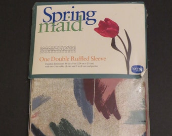 Vintage Spring Maid Double ruffled rod sleeve -New in Package