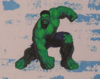 Vintage The Hulk twin flat sheet