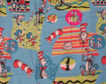 Vintage Cat in the Hat Crib fitted sheet