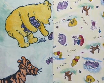 Classic Winnie the Pooh Twin sheet set -includes flat, fitted, and pillowcase