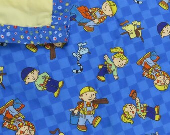 Vintage Bob the Builder small blanket