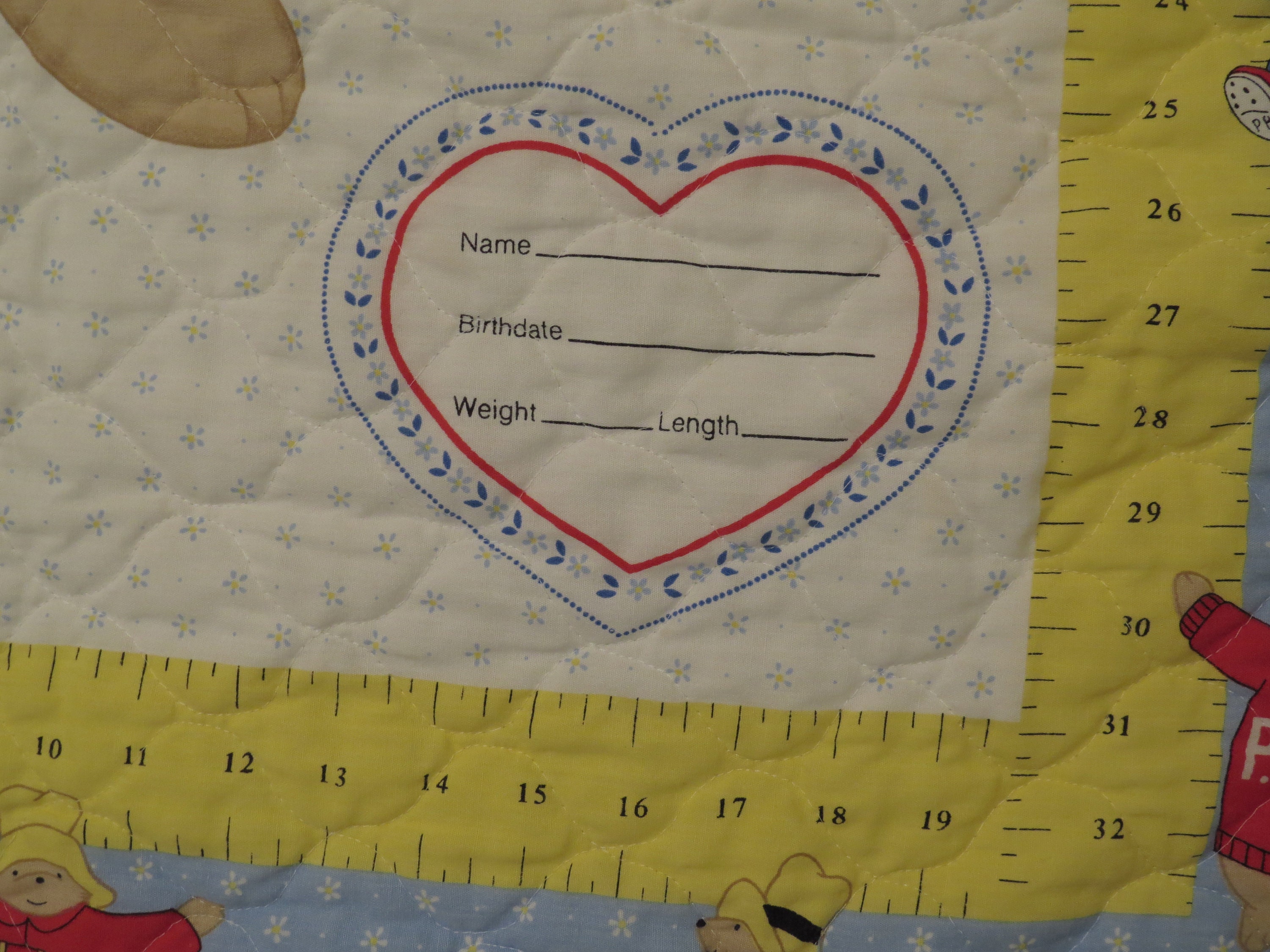 paddington bear blanket