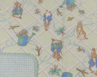 Vintage Beatrix Potter small blanket