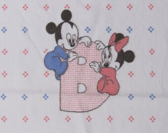 Vintage Mickey Mouse small blanket