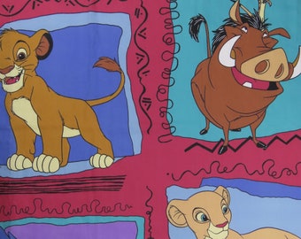 Vintage Lion King curtain panel