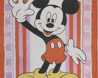 Vintage Mickey Mouse beach towel