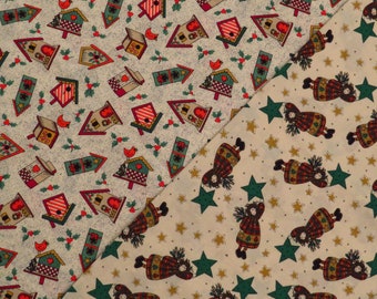 Vintage Christmas fabric