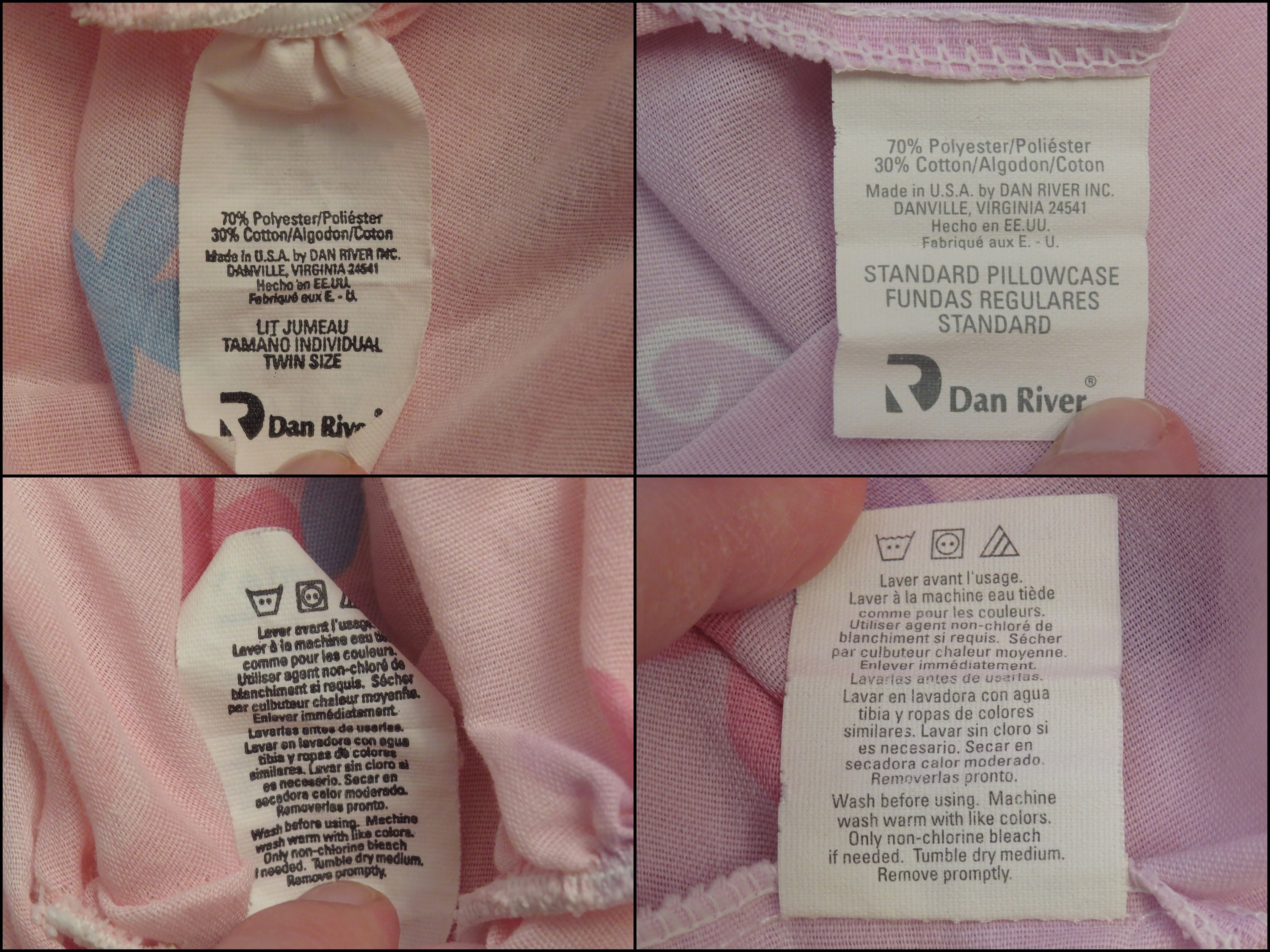 Vintage Barbie Twin fitted sheet and standard pillowcase