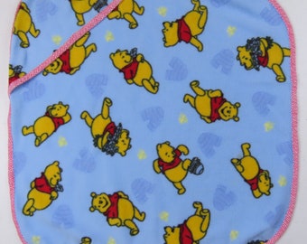Vintage Winnie the Pooh small fleece blanket