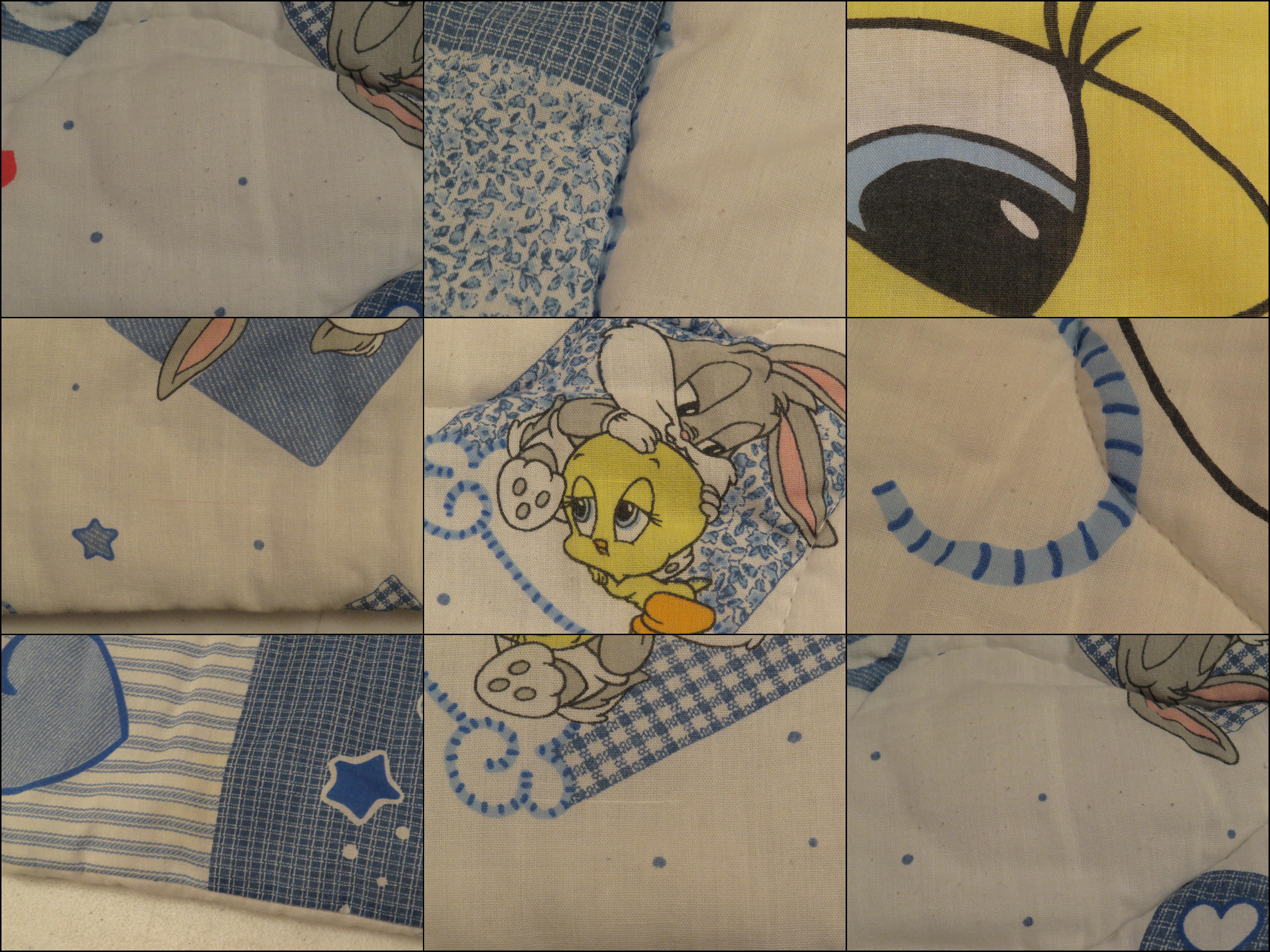 Vintage Baby Looney Tunes crib comforter