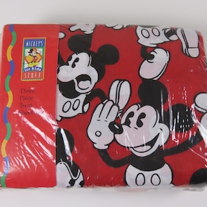Vintage Mickey Mouse twin sheet set -New in package