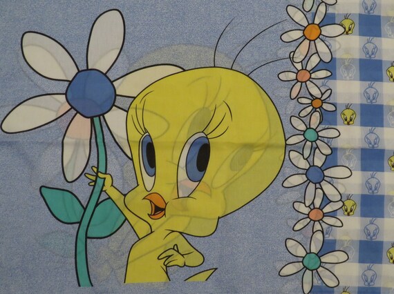 Vintage Tweety Bird Standard Pillowcase Etsy