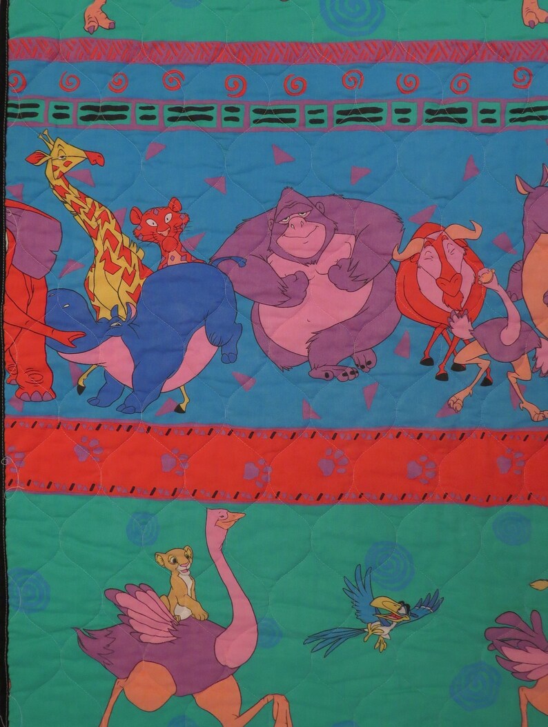 Reserved Vintage Lion King Toddler Comforter Etsy