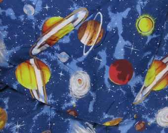 Vintage Outer Space Twin comforter