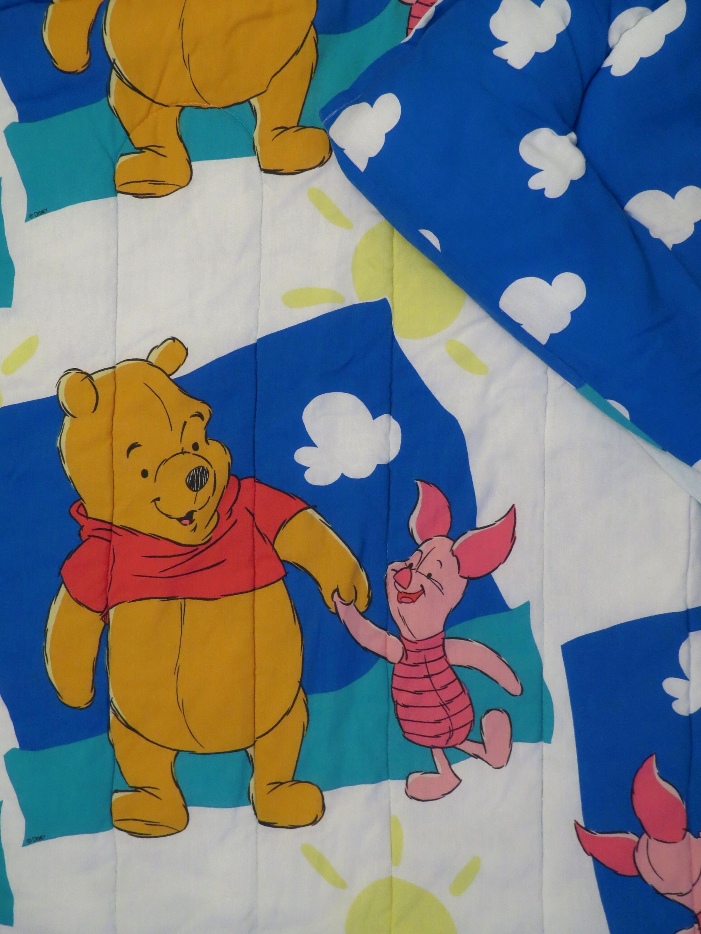 Vintage Winnie The Pooh Twin Comforter