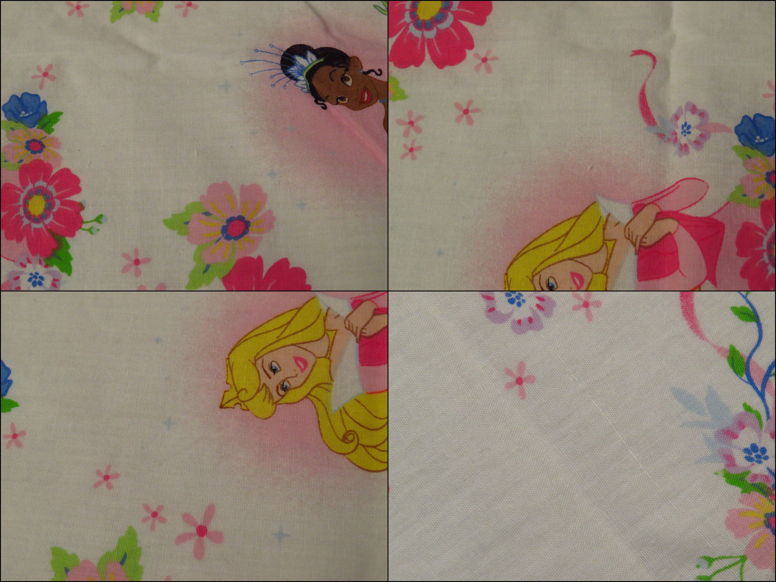 Disney Princess crib flat sheet