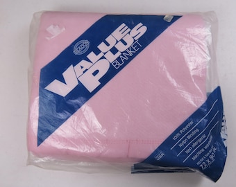 Vintage Beacon Pink Value Plus blanket -New in package