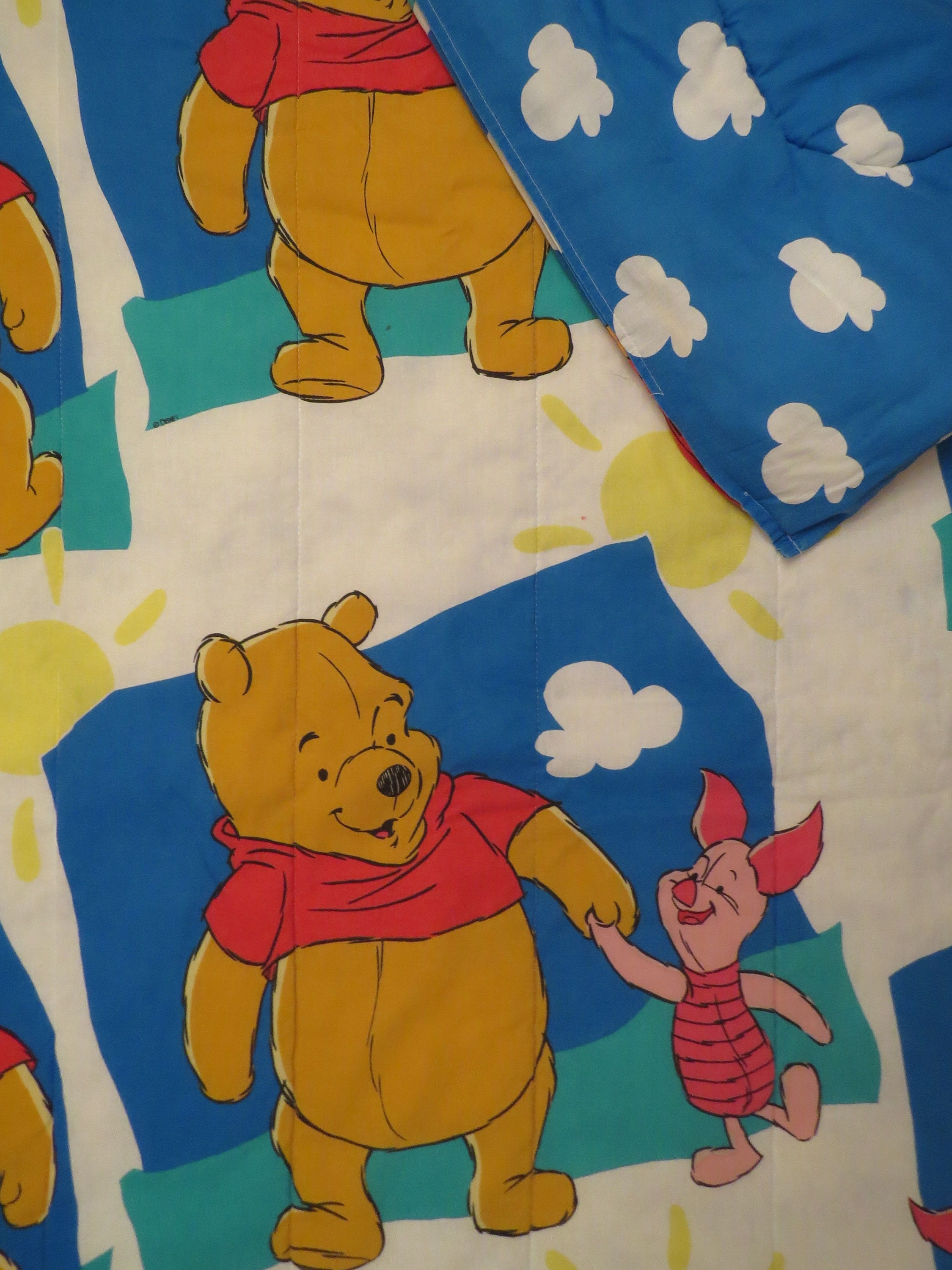 Vintage Winnie The Pooh Twin Comforter Etsy