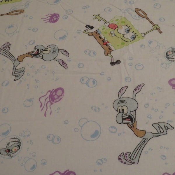 Vintage Spongebob Squarepants Twin flat sheet