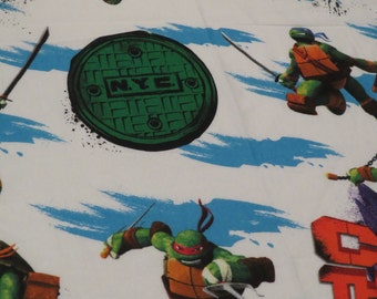 TMNT Twin flat sheet