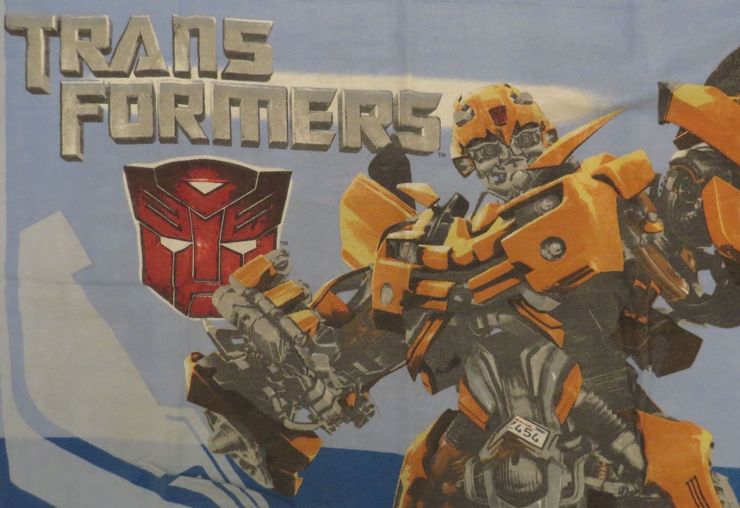 Transformers flannel standard pillowcase