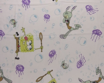 Vintage Spongebob Squarepants Twin flat sheet