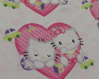 Hello Kitty flat sheet