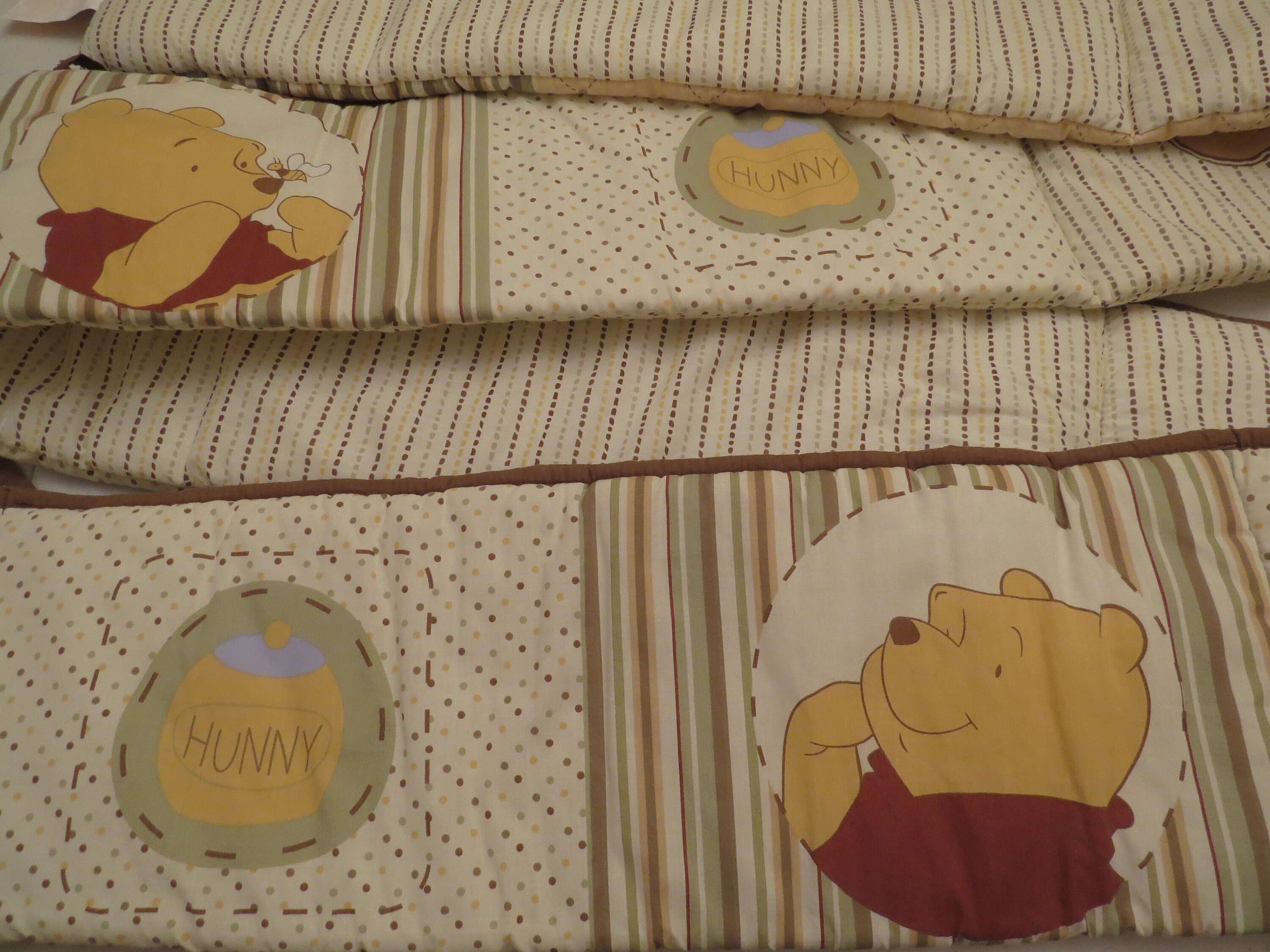 Winnie The Pooh Crib Bumper Pad
