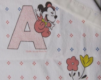 Vintage Mickey Mouse small blanket