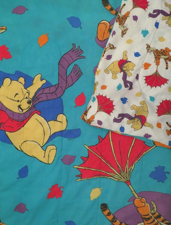 Vintage Winnie The Pooh Twin Comforter Etsy