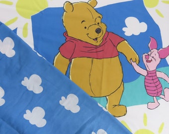 Vintage Winnie the Pooh Twin flat and fitted sheets