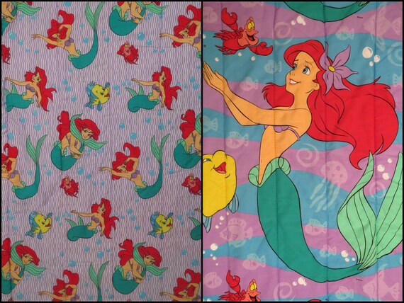 Little Mermaid Full Sized Comforter Etsy