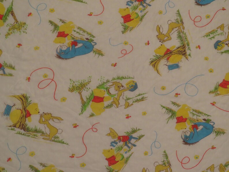 Vintage Winnie The Pooh Crib Comforter Etsy