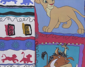 Vintage Lion King Full sized flat and fitted sheets