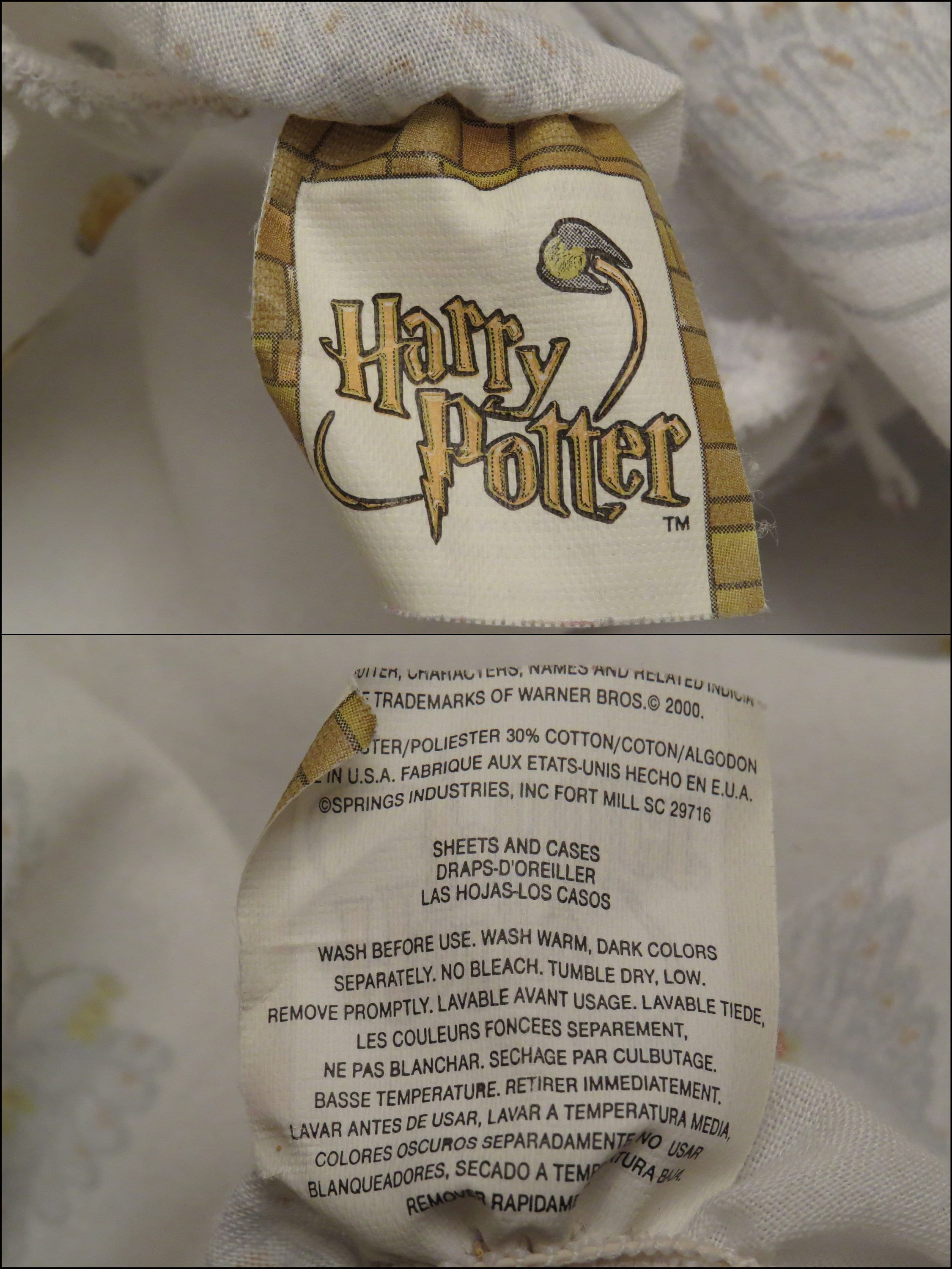 Vintage Harry Potter Twin fitted sheet