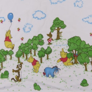 Vintage Winnie the Pooh receiving blanket