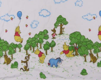 Vintage Winnie the Pooh receiving blanket
