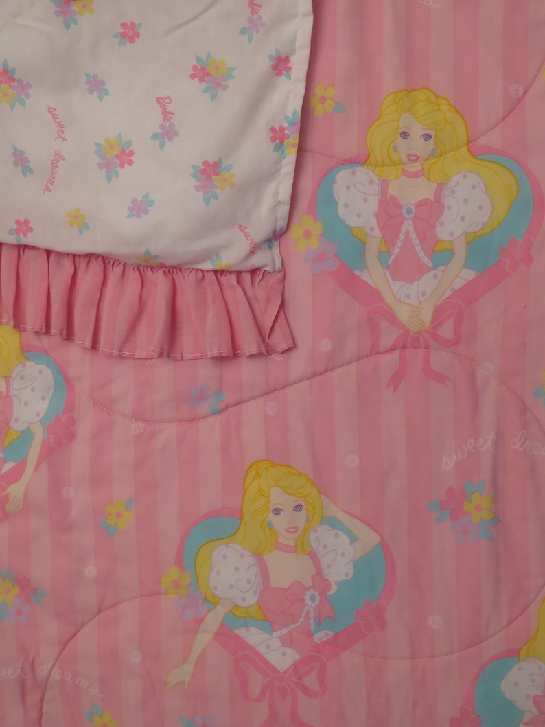 Vintage Barbie Full sized comforter Etsy