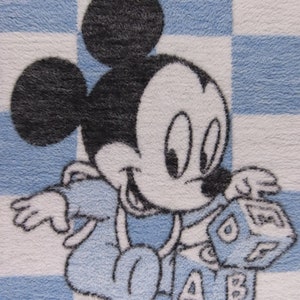 Vintage Mickey Mouse Biederlack small blanket