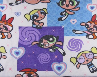 Vintage Powerpuff Girls throw blanket