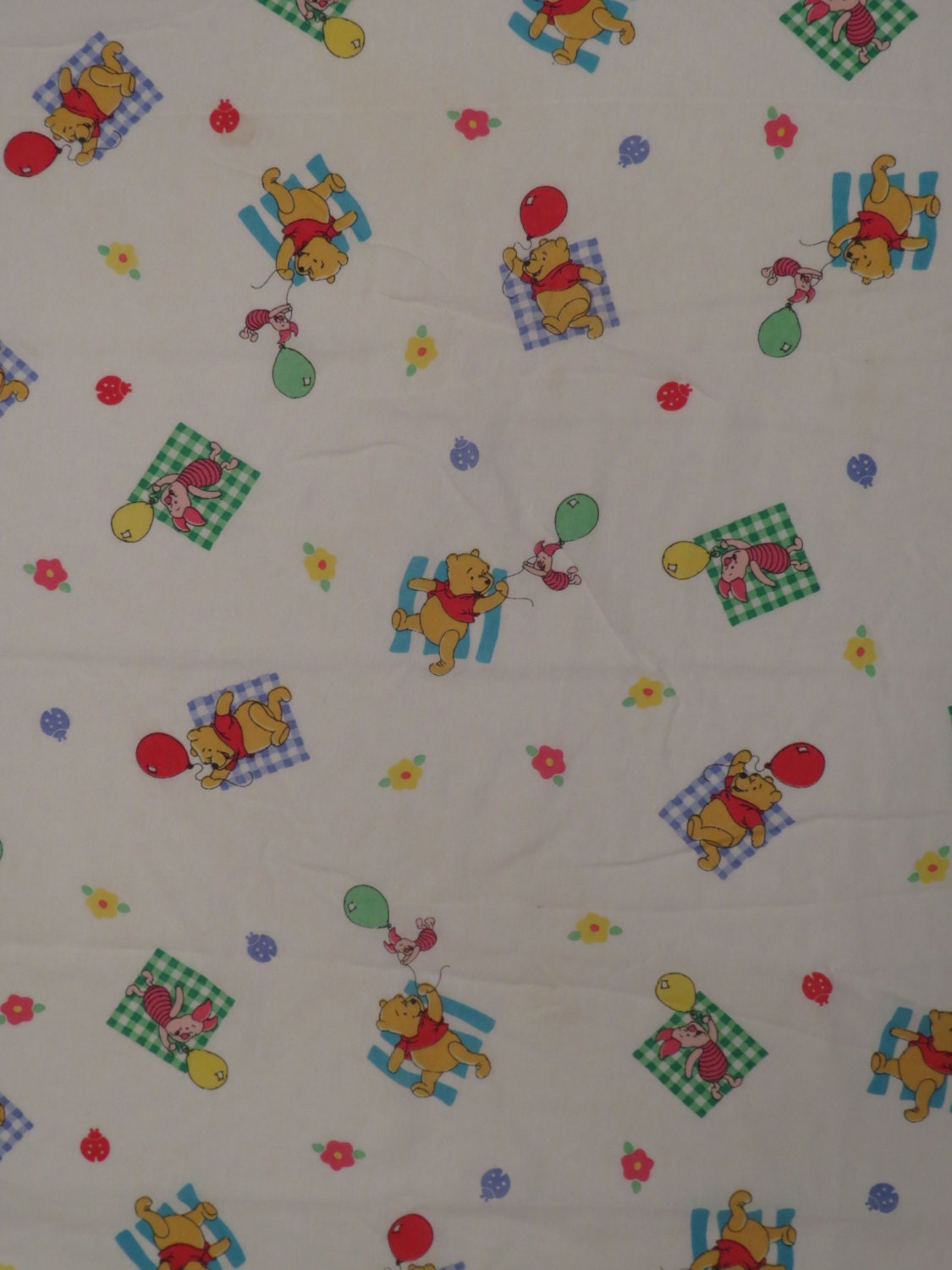 winnie the pooh fitted crib sheet