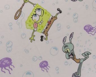 Vintage Spongebob Squarepants Twin flat sheet