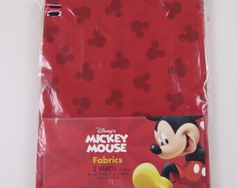 Vintage Mickey Mouse fabric "Mickey's Shadow" -New in package