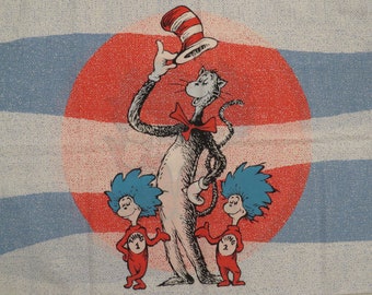 Vintage Cat in the Hat standard pillowcase