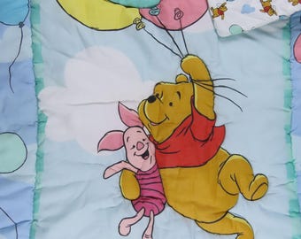 Vintage Winnie the Pooh crib comforter