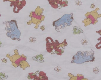 Vintage Winnie the Pooh receiving blanket