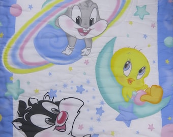 Vintage Baby Looney Tunes crib comforter