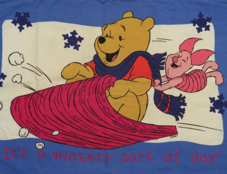 Haus Wohnen Set Aus 2 Vintage Winnie The Pooh Flanell Kissenbez